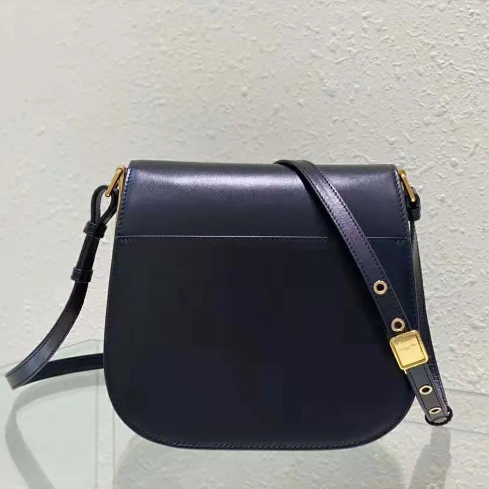 Dior Bobby Frame Bag Black Box Calfskin for Women