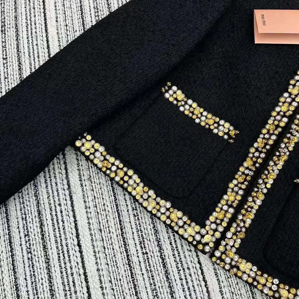 Miu Miu Single-breasted Tweed Jacket-MH1898_139N_F0002 for Women Miu Miu Single-breasted Tweed Jacket-MH1898_139N_F0002 for Women
