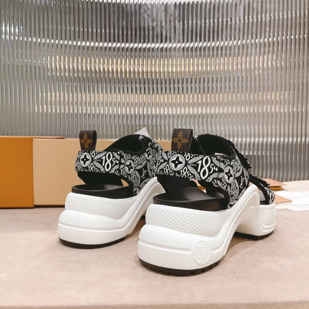 Louis Vuitton LV Archlight Flat Sandal Black for Women Louis Vuitton LV Archlight Flat Sandal Black for Women