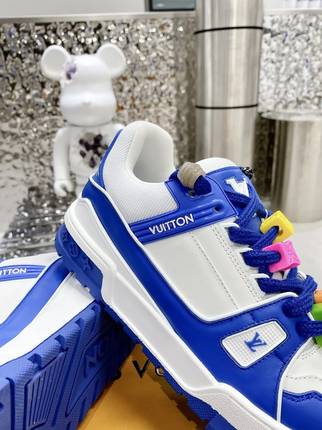 Louis Vuitton LV Trainer Sneaker Blue Louis Vuitton LV Trainer Sneaker Blue