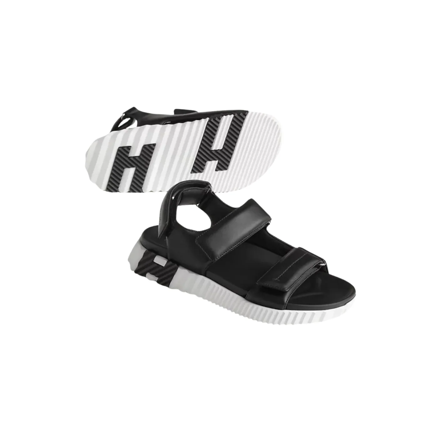 Hermes Junior Sandals Noir Hermes Junior Sandals Noir