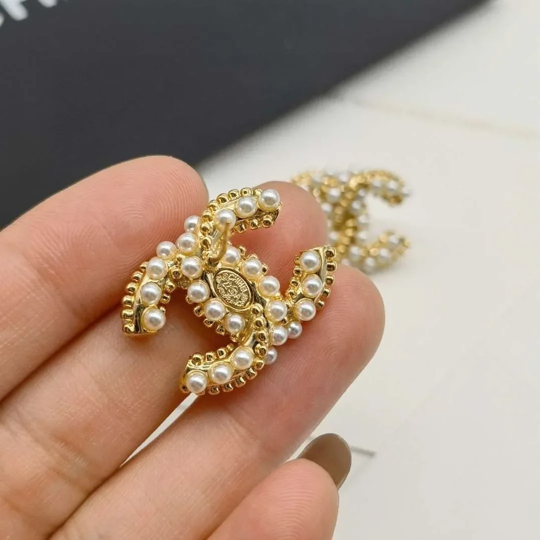 Chanel Gold CC Earrings Chanel Gold CC Earrings