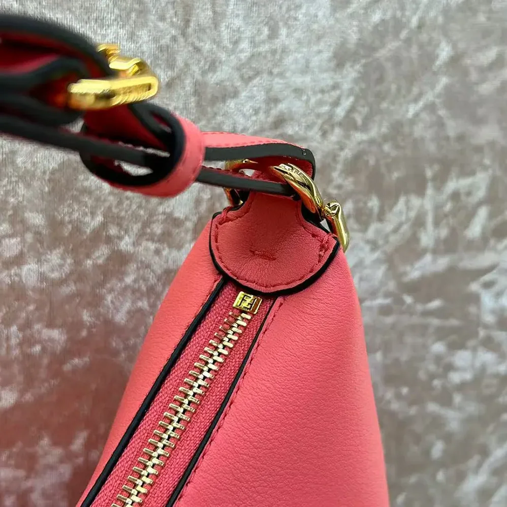 Fendi Fendigraphy Small Pink Leather Bag for Women