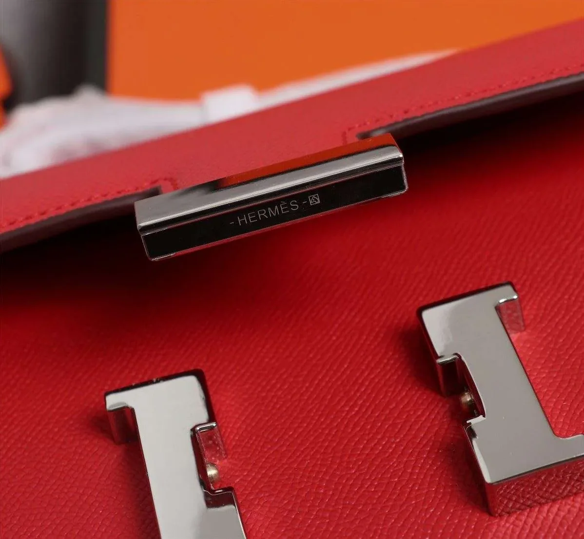 Hermes Constance Handbag Red / Hermes Constance Handbag Red /
