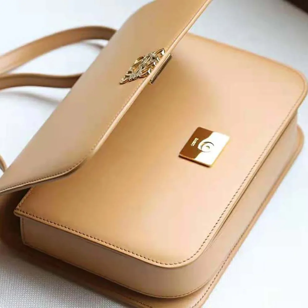 Loewe Goya Bag in Silk Calfskin for Women in Brown Loewe Goya Bag in Silk Calfskin for Women in Brown