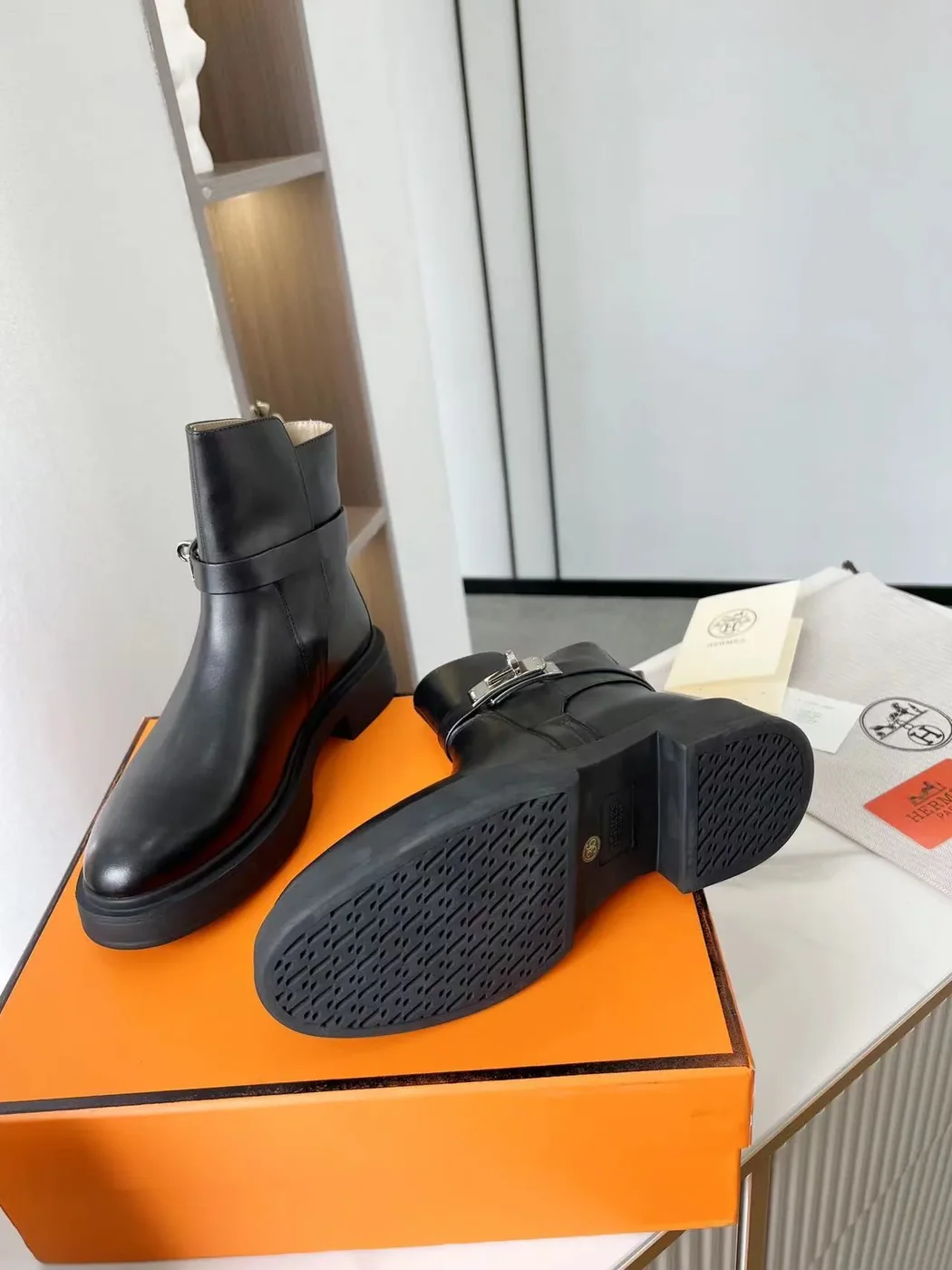 Hermes Veo Ankle Boots Black , Shoes Hermes Veo Ankle Boots Black , Shoes
