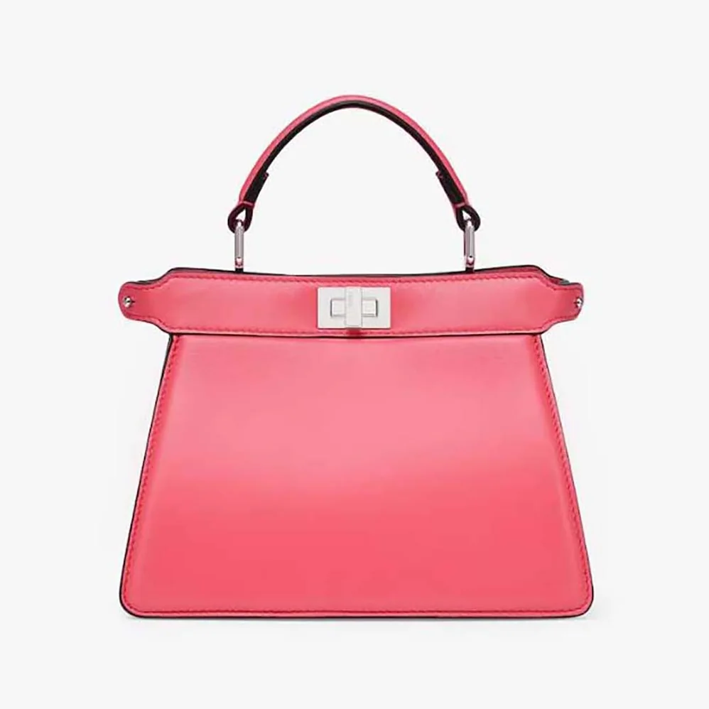 Fendi Peekaboo ISeeU Petite Rose Padded Nappa Leather Bag for Women Fendi Peekaboo ISeeU Petite Rose Padded Nappa Leather Bag for Women