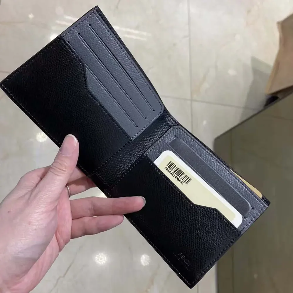Fendi Bi-Fold Wallet in ROMA Logo FF Motif Fabric Gray for Men Fendi Bi-Fold Wallet in ROMA Logo FF Motif Fabric Gray for Men