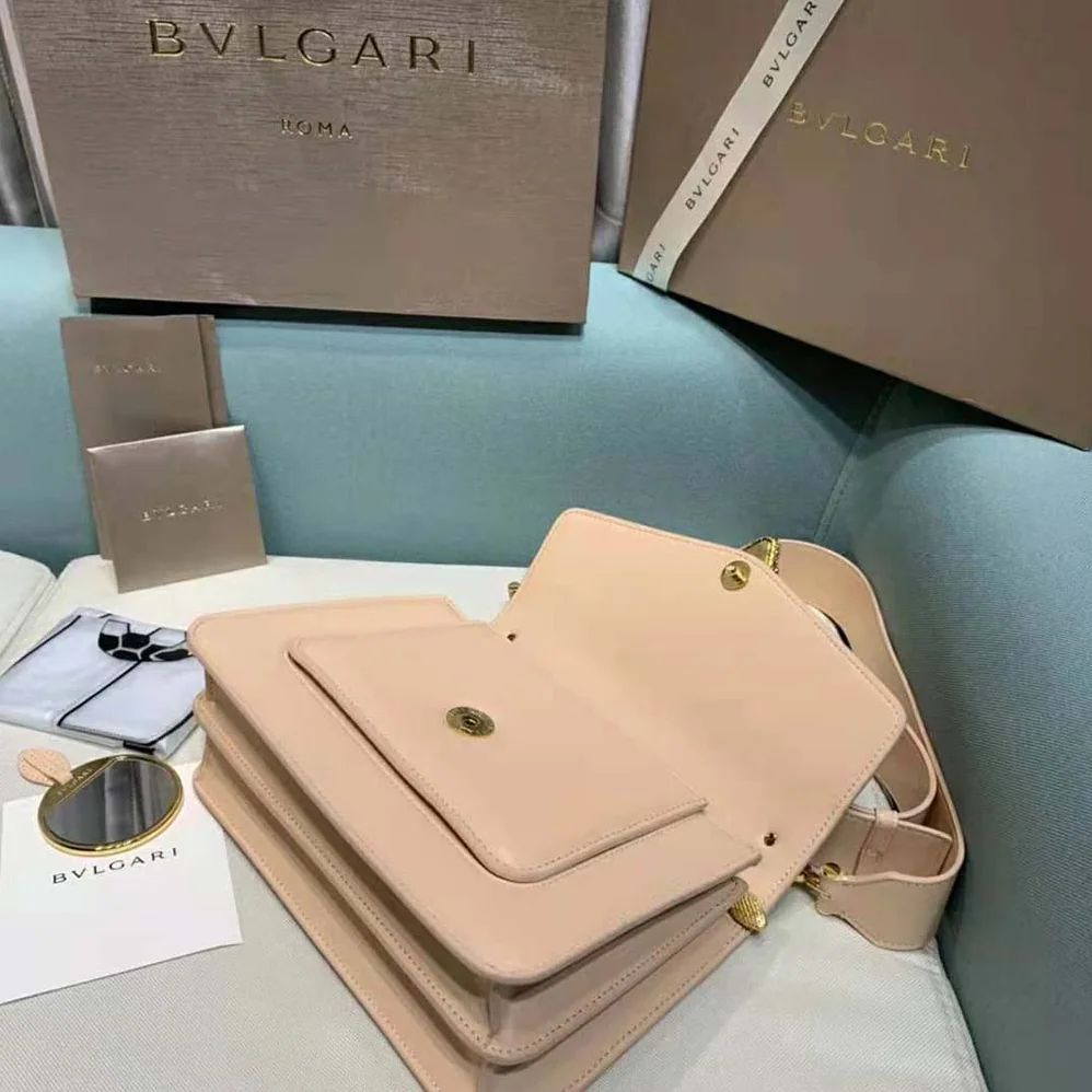 Bvlgari Serpenti Forever Crossbody Bag in Nappa Leather for Women in Sandy Bvlgari Serpenti Forever Crossbody Bag in Nappa Leather for Women in Sandy