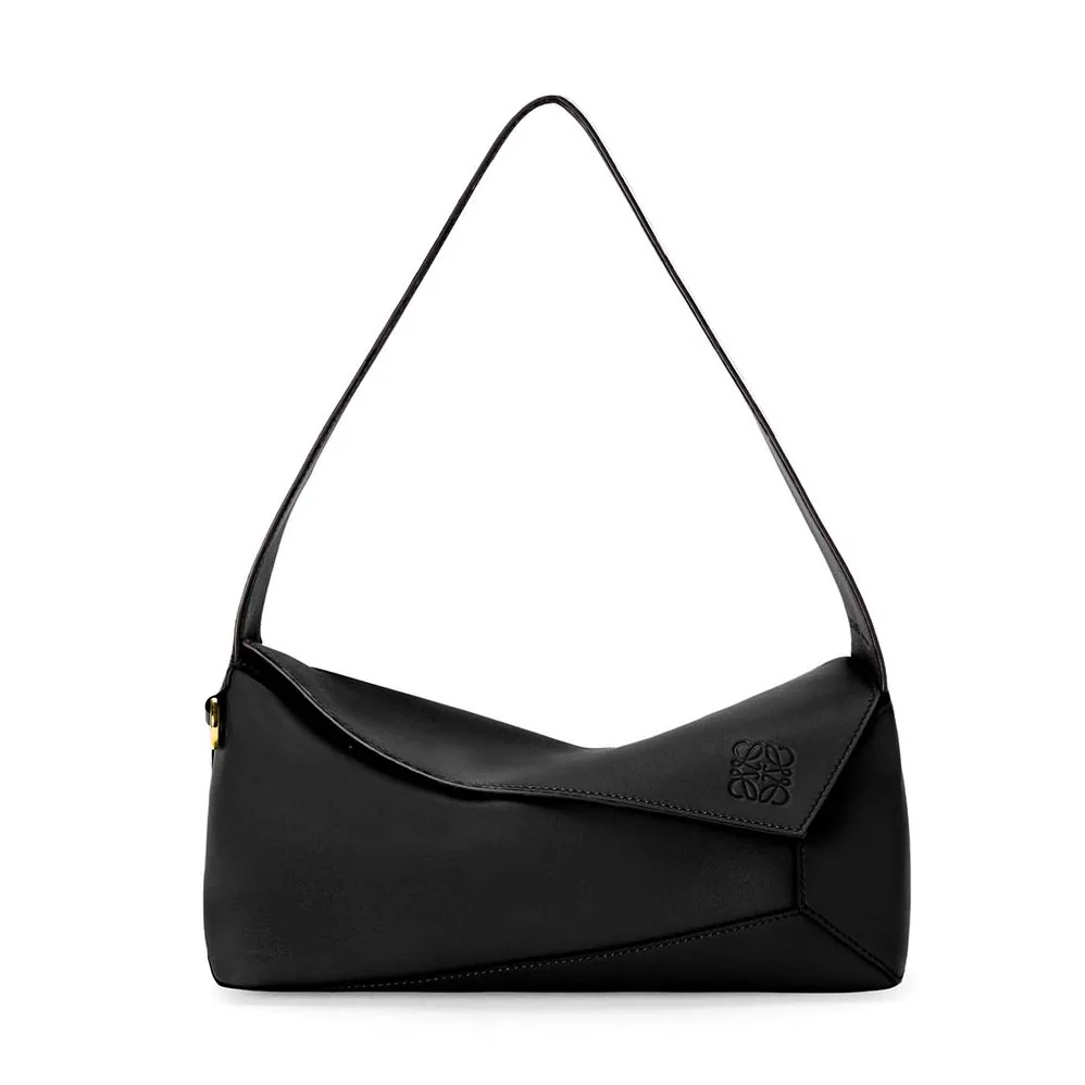 Loewe Puzzle Hobo Bag in Nappa Calfskin for Women in Black