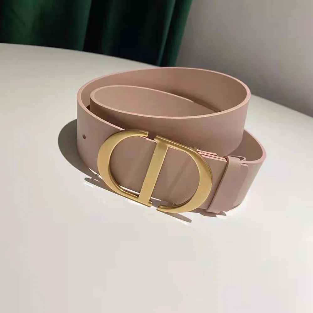 Dior 30 Montaigne Belt Pale Pink Leather for Women Dior 30 Montaigne Belt Pale Pink Leather for Women