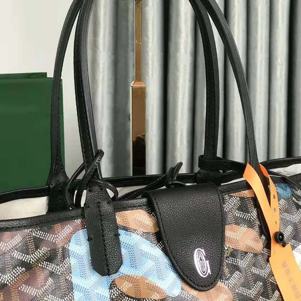 Goyard Saint Louis PM Bag Lettres Camouflage for Women in Blue
