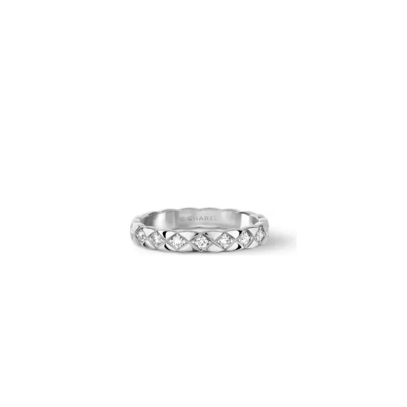 Chanel Coco Crush Ring White Gold Mini Version Chanel Coco Crush Ring White Gold Mini Version