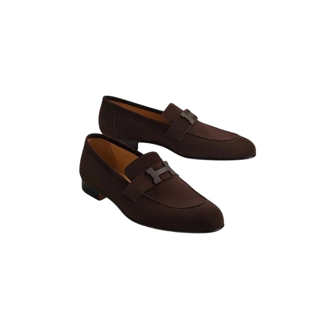 Hermes Paris Loafers Marron Ebene Hermes Paris Loafers Marron Ebene