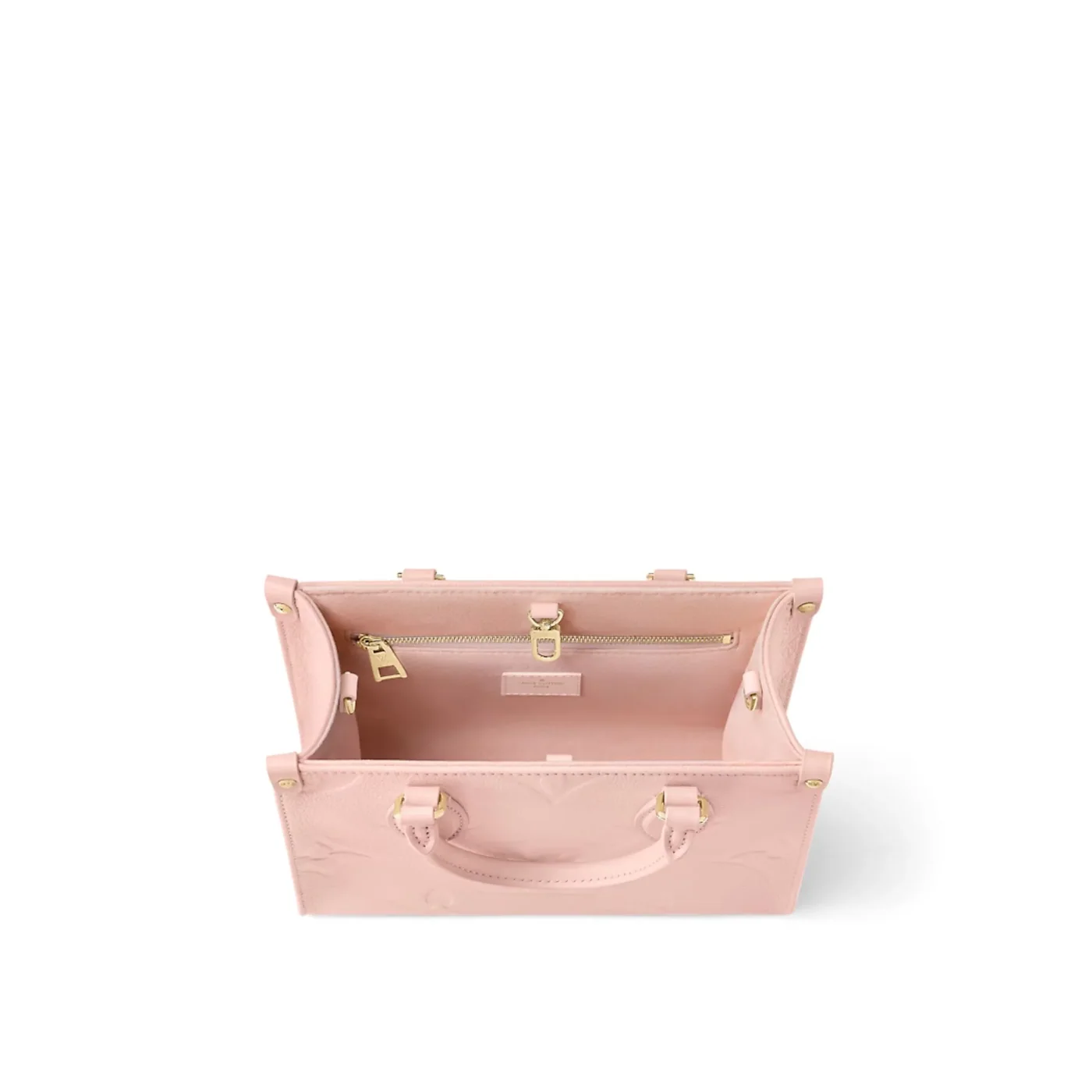 Louis Vuitton OnTheGo PM Tote Bag in Pink Gold Hardware