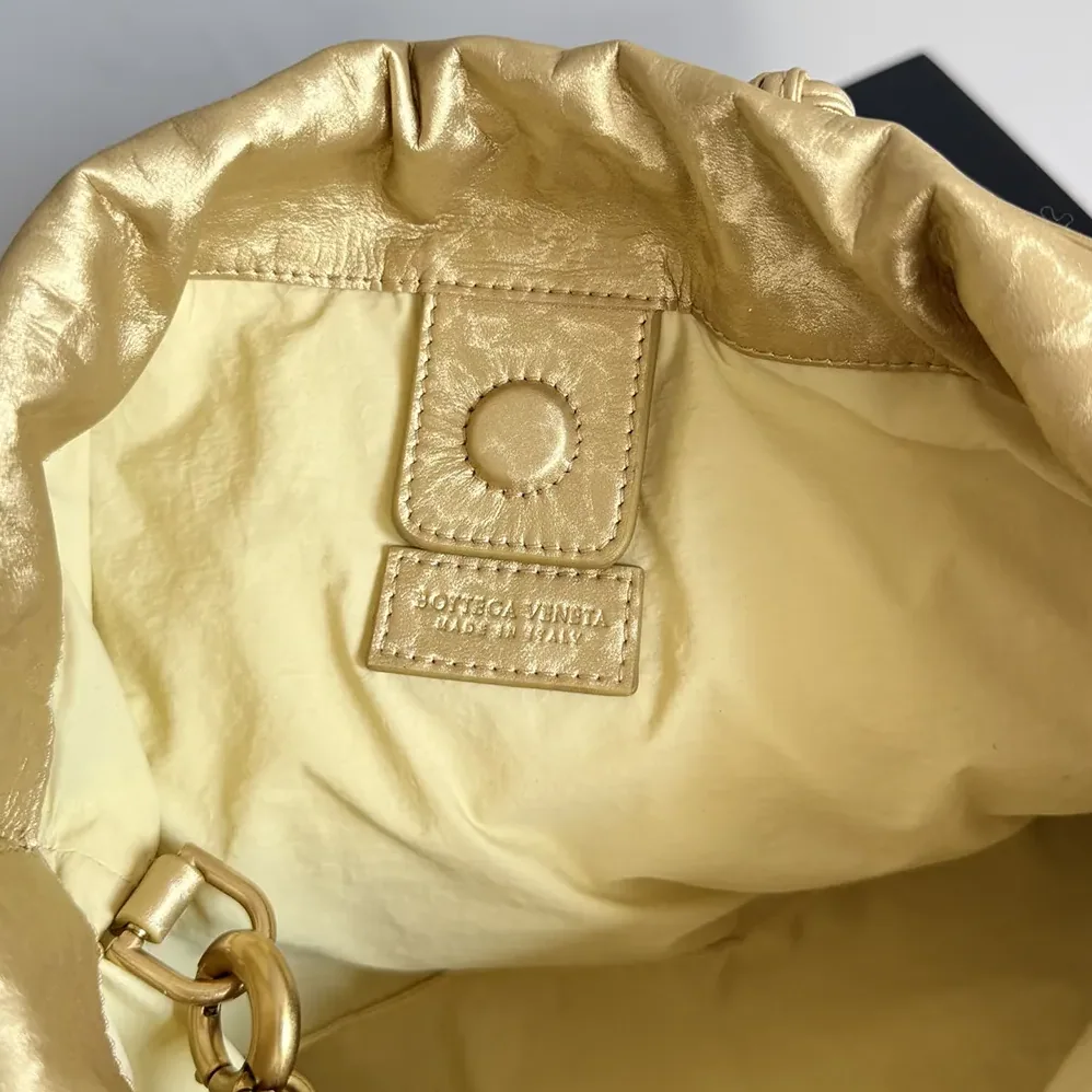 Bottega Veneta Dustbag Notte for Women in Gold