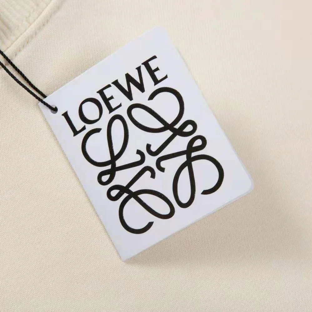 Loewe Anagram Regular Fit Sweatshirt in Cotton for Men in White Loewe Anagram Regular Fit Sweatshirt in Cotton for Men in White