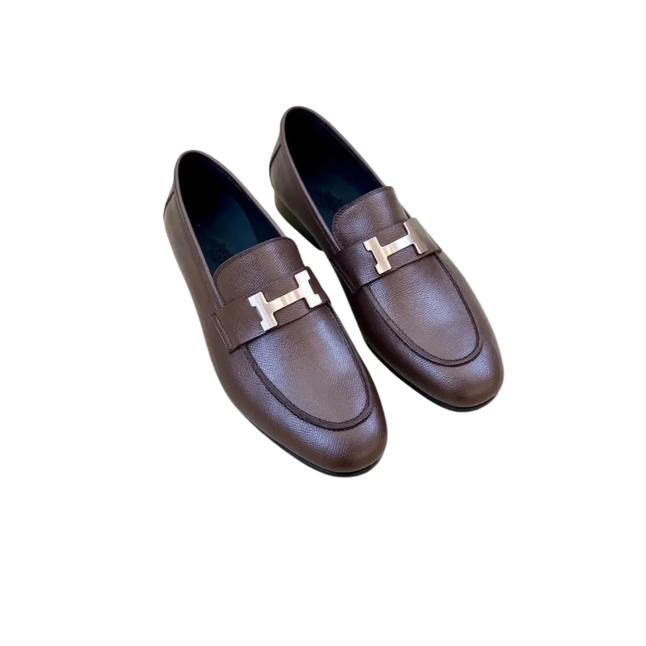 Hermes Paris Loafers Brown