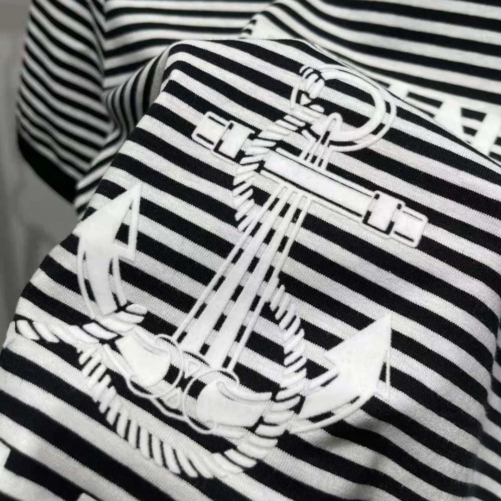 Celine 70's Anchor T for Women in shirt in Striped Jersey Celine 70's Anchor T for Women in shirt in Striped Jersey