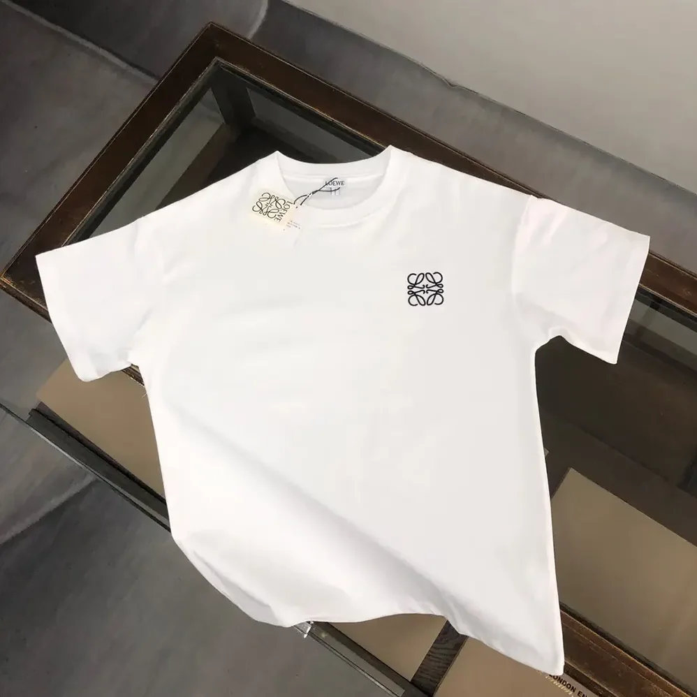 Loewe Regular Fit T-shirt in Cotton for Men in White Loewe Regular Fit T-shirt in Cotton for Men in White