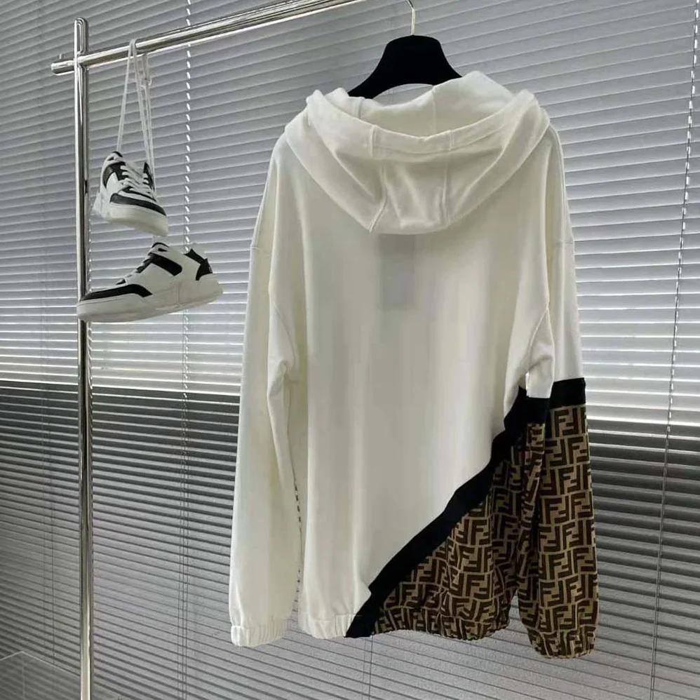 Fendi White Jersey Sweatshirt-FAF681AN67F1KRQ for Men