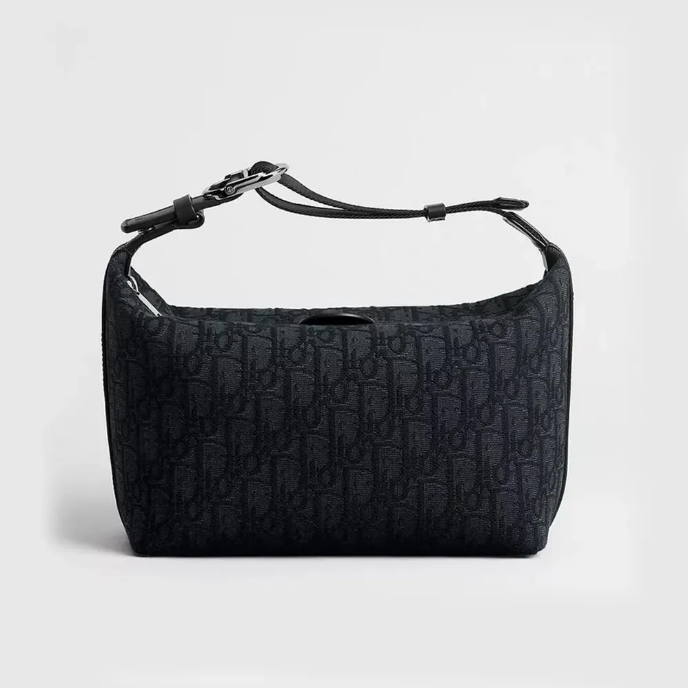 Dior Jett Pouch Black Dior Oblique Jacquard for Men Dior Jett Pouch Black Dior Oblique Jacquard for Men
