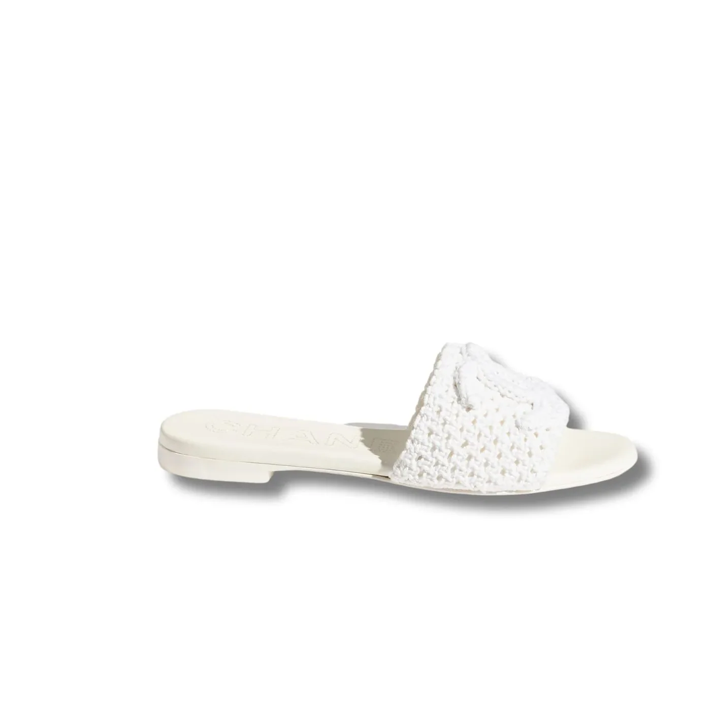 Chanel Mules Sandals White