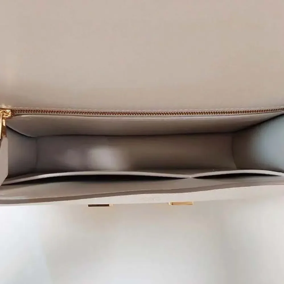 Hermes Constance 24 Bag Epsom Leather for Women in White/Gold