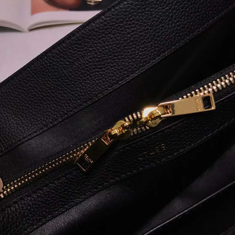 Celine Medium16 Bag in Grained Calfskin for Women in Black