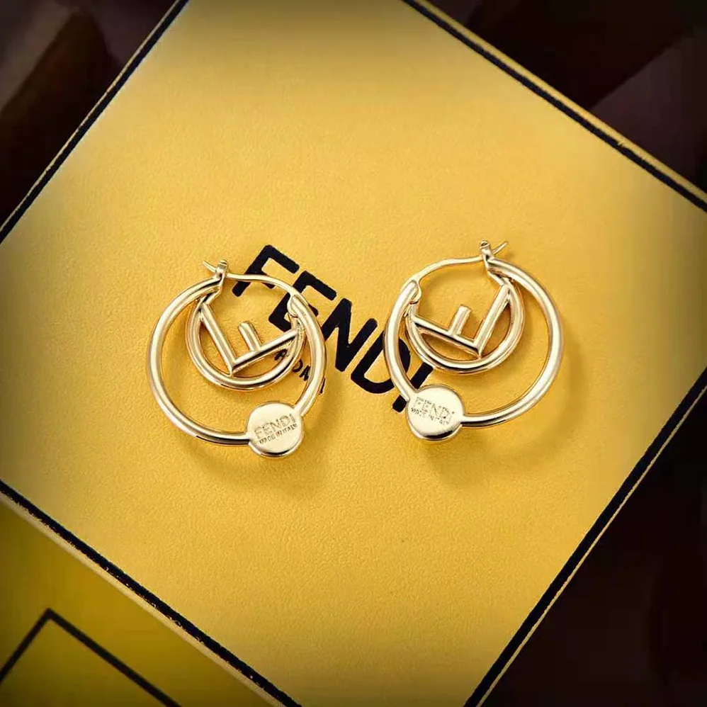 Fendi F is Fendi Earrings Gold for Women in colored Metal Fendi F is Fendi Earrings Gold for Women in colored Metal