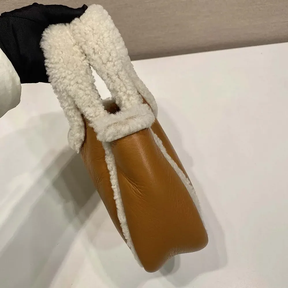 Prada Shearling Mini Handbag for Women Prada Shearling Mini Handbag for Women
