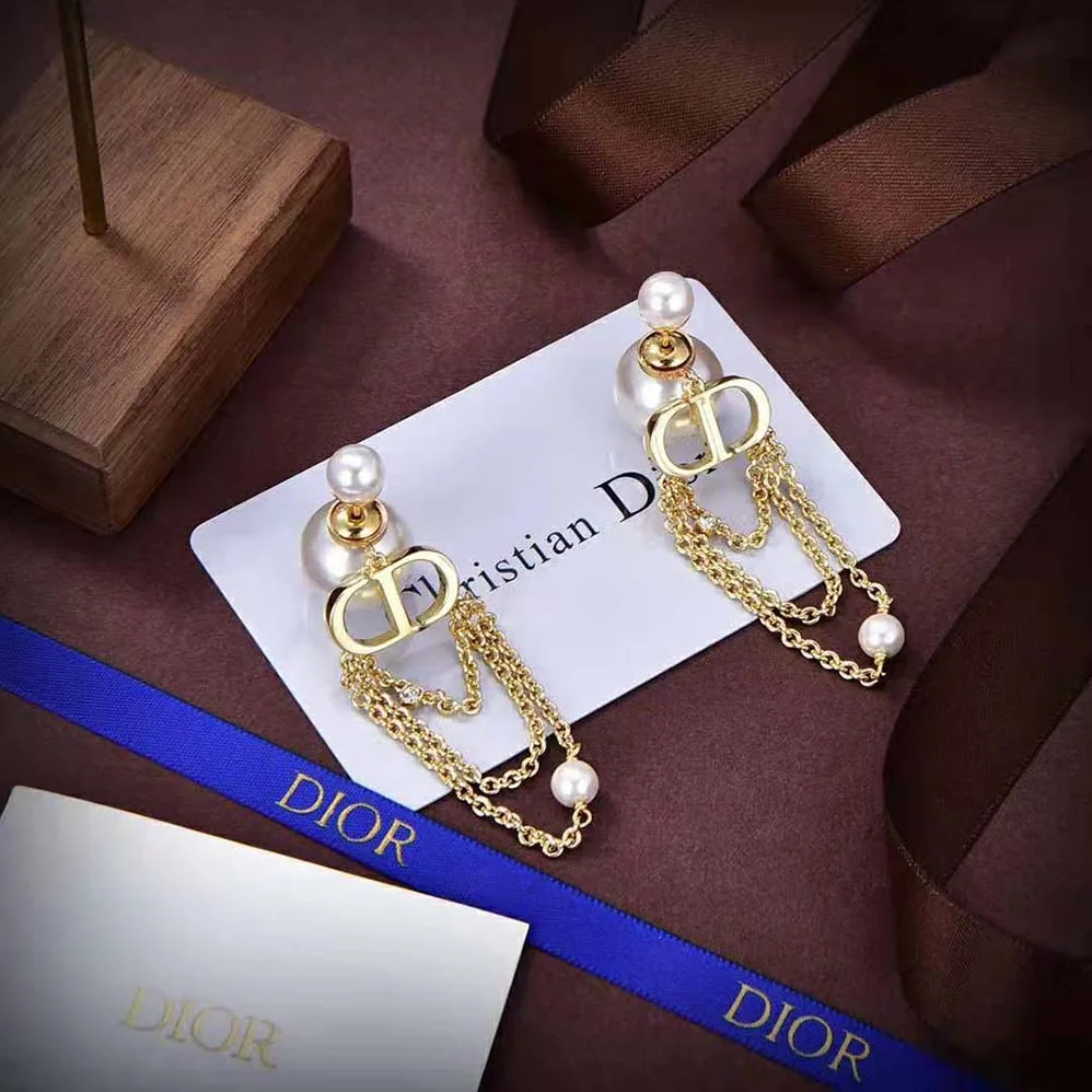 Dior Tribales Earrings Gold for Women in Finish Metal