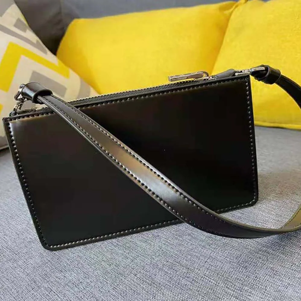 Prada Brushed Leather Mini-Bag for Women in Black