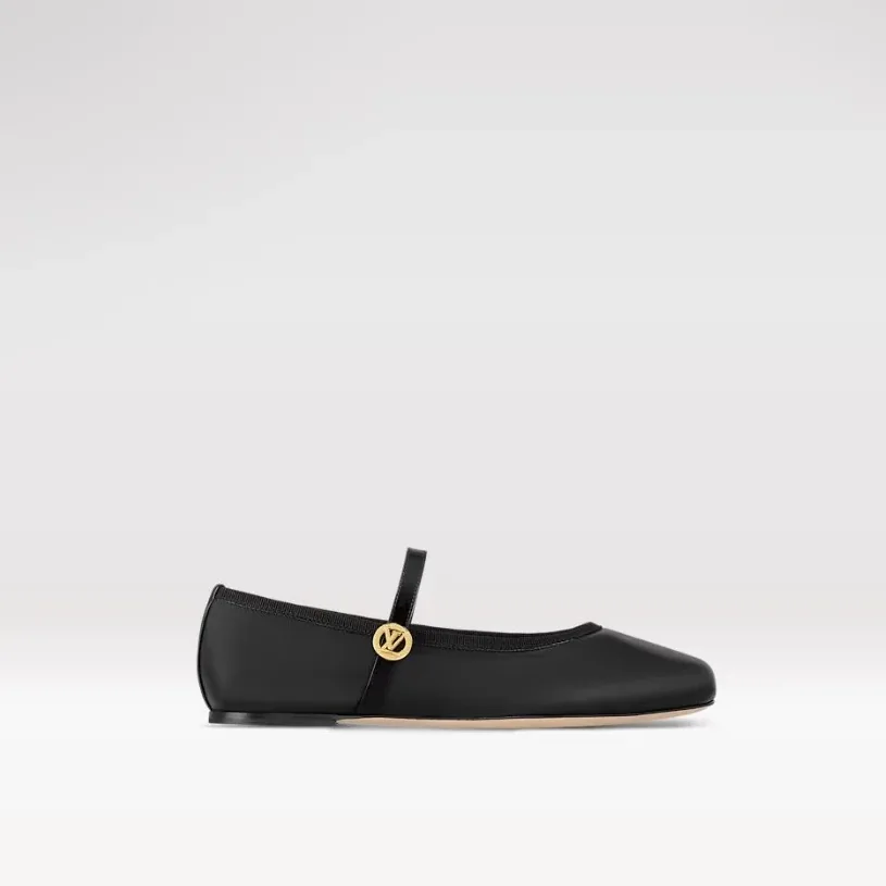 Louis Vuitton Flat Ballerina Black 1AACKN Louis Vuitton Flat Ballerina Black 1AACKN