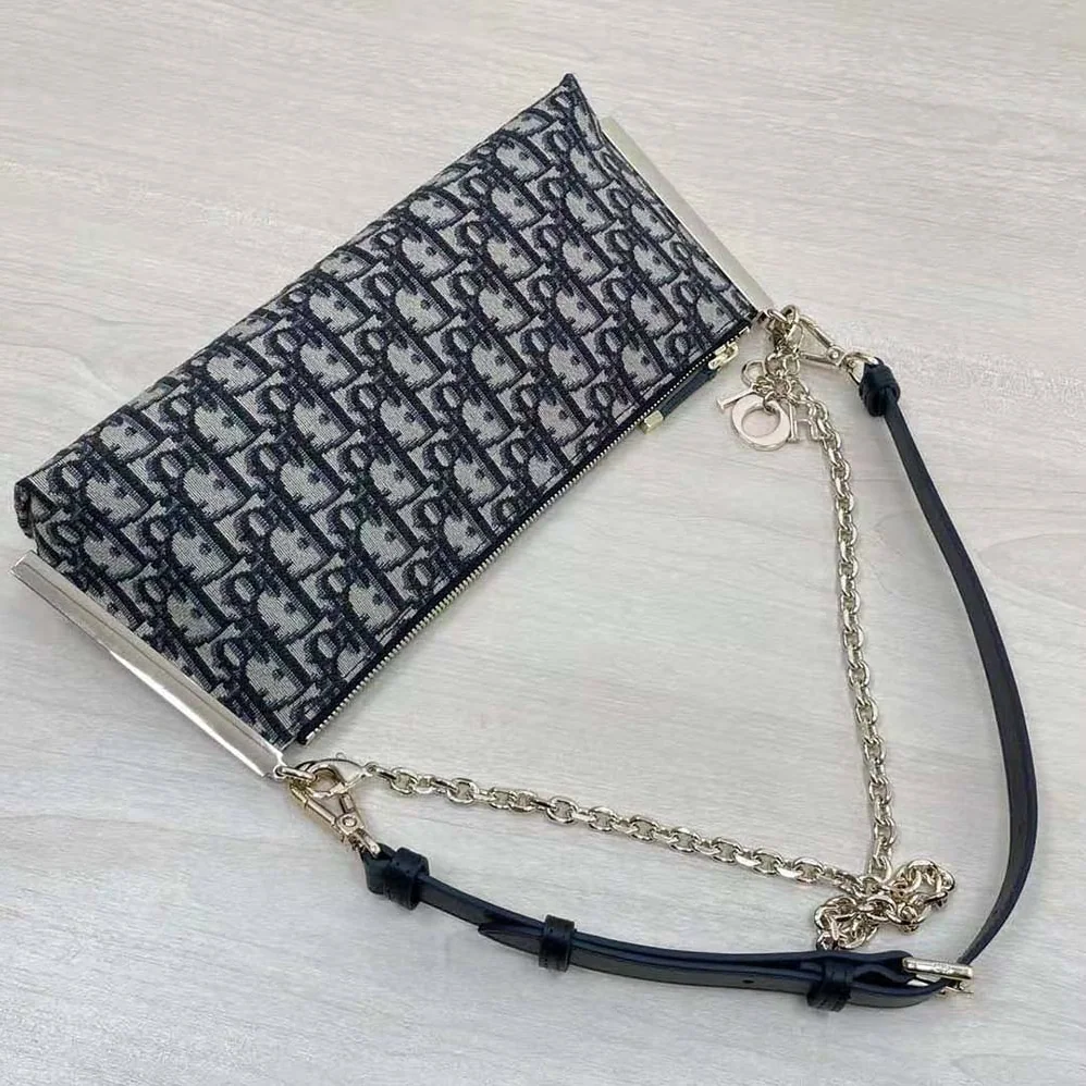 Dior Club Bag Blue Dior Oblique Jacquard for Women Dior Club Bag Blue Dior Oblique Jacquard for Women