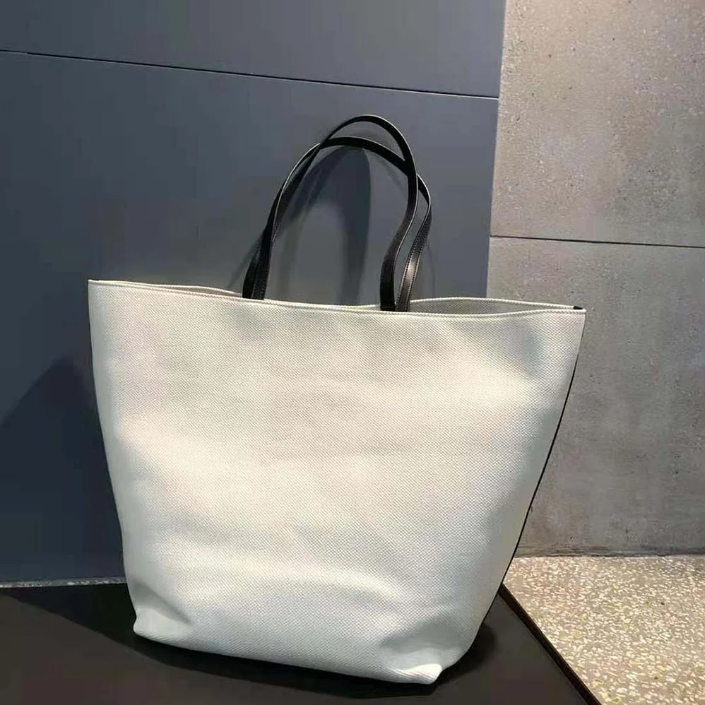 Celine Cabas Maillon Triomphe in Textile and Calfskin for Women Celine Cabas Maillon Triomphe in Textile and Calfskin for Women