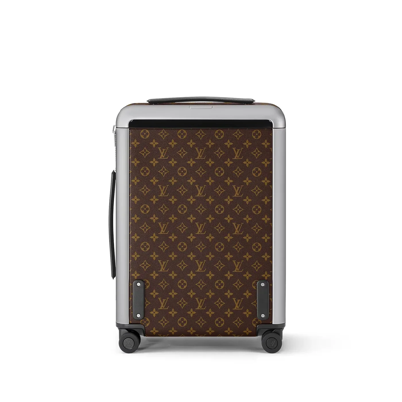 Louis Vuitton Horizon 55 Suitcase in Brown Silver Hardware