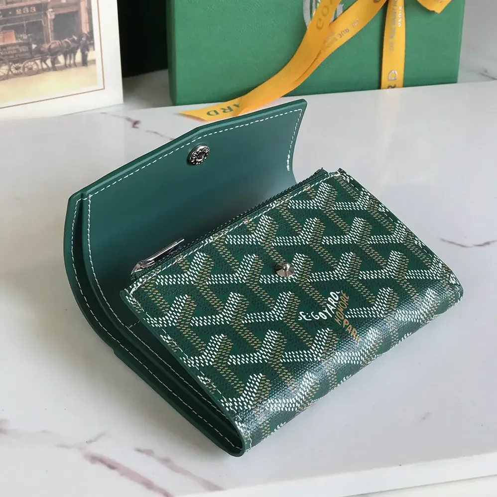 Goyard Saint Gabrie Wallet for Unisex in Green Goyard Saint Gabrie Wallet for Unisex in Green