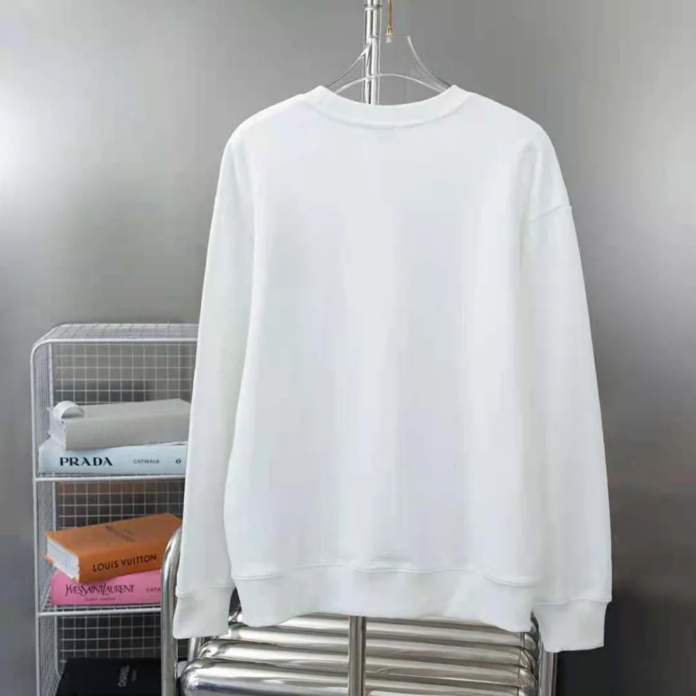 Burberry EKD Cotton Sweatshirt for Men in White