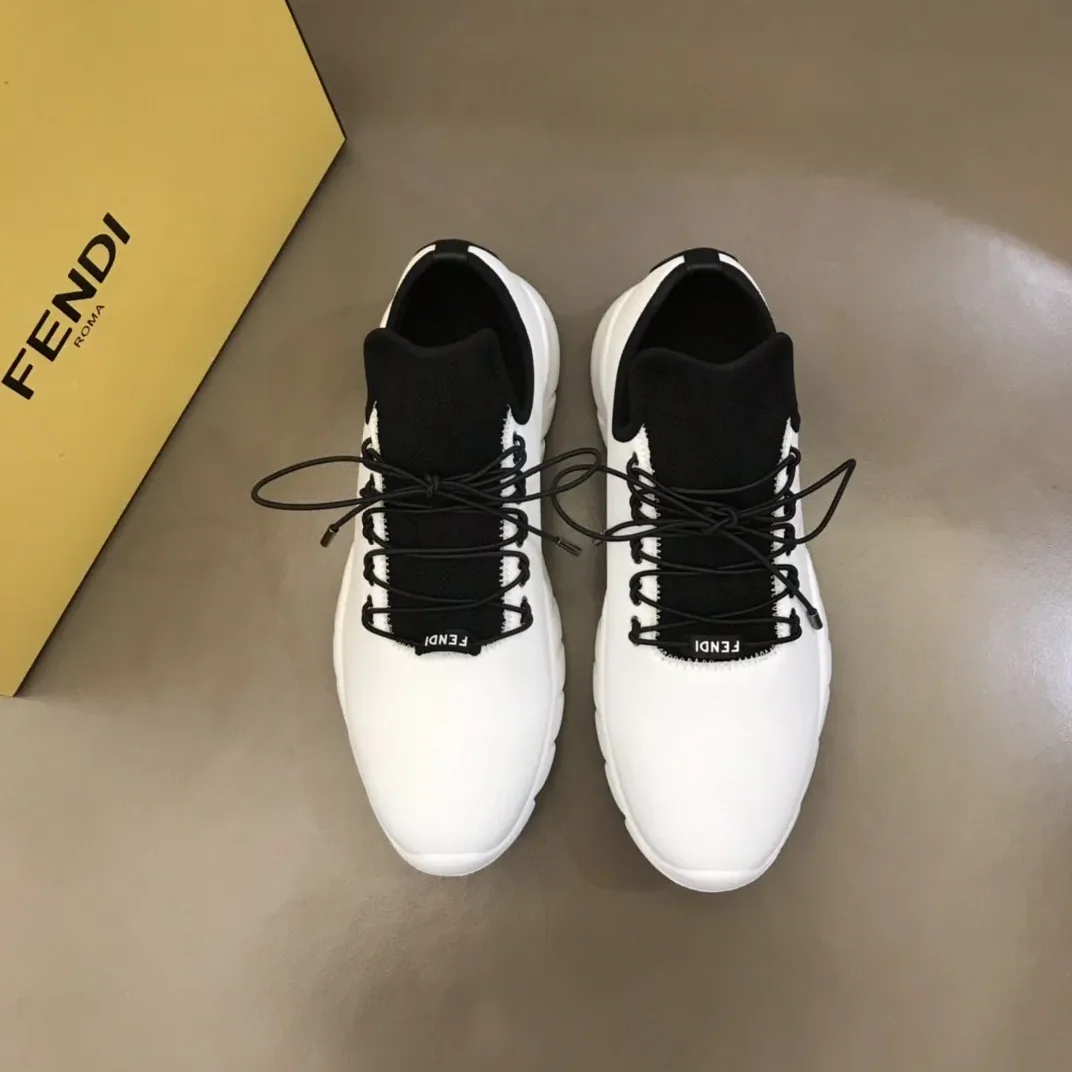 Fendi Force Low Tops Sneakers White Fendi Force Low Tops Sneakers White