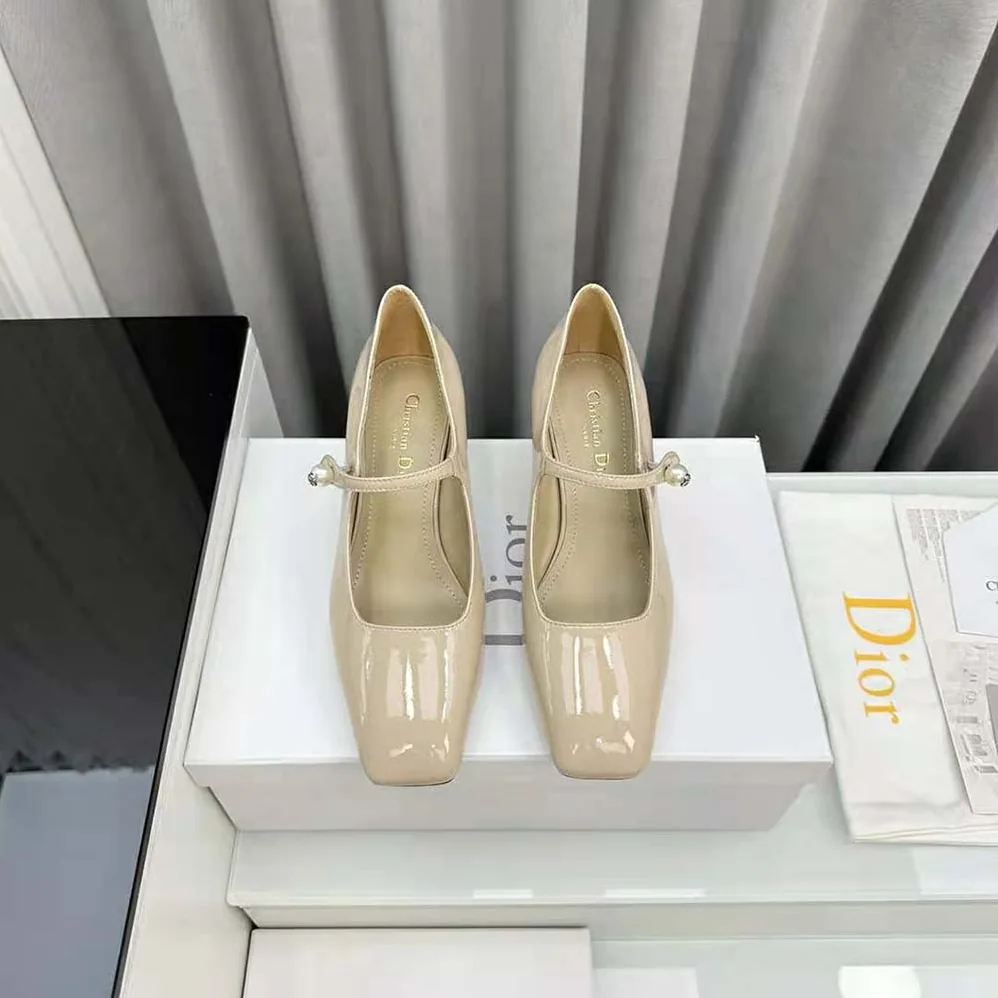 Dior Jolie Dior Pump Nude Patent Calfskin for Women