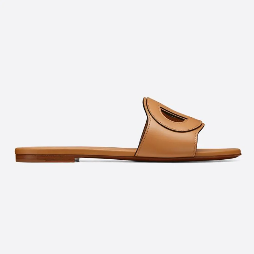 Dior D for Women in club Slide Camel Calfskin Dior D for Women in club Slide Camel Calfskin