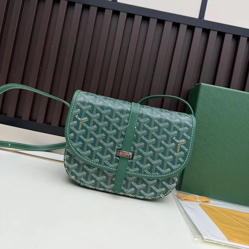 Goyard Belvedere Mm Bag for Unisex in Green