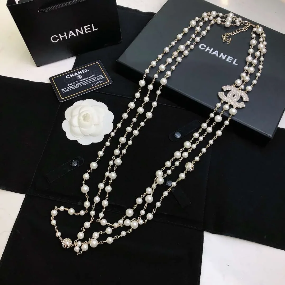 Chanel Chain Necklace Gold