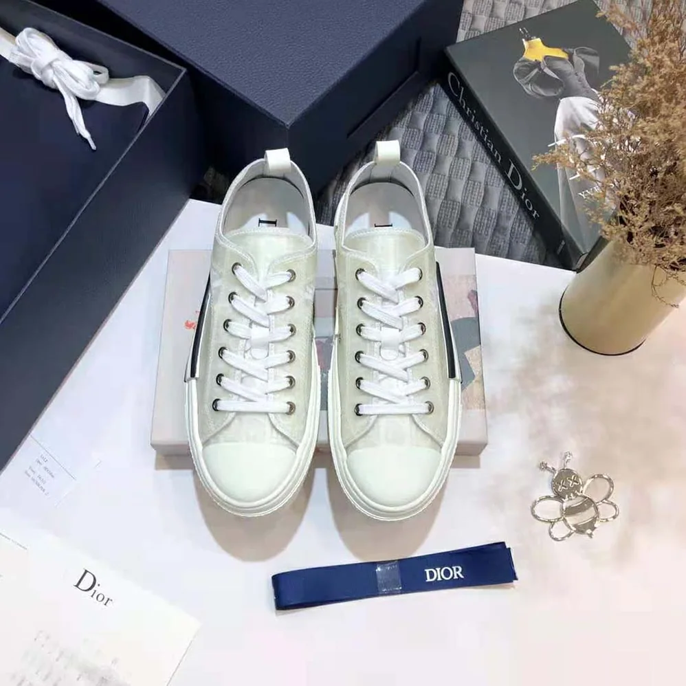 Dior B23 Low-Top Sneaker White Dior Oblique Canvas for Men Dior B23 Low-Top Sneaker White Dior Oblique Canvas for Men