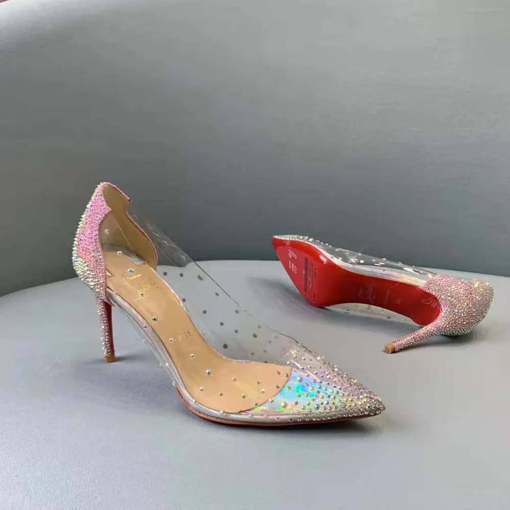 Christian Louboutin Newly Worked for this Season Degrastrassita 85 mm for Women Christian Louboutin Newly Worked for this Season Degrastrassita 85 mm for Women