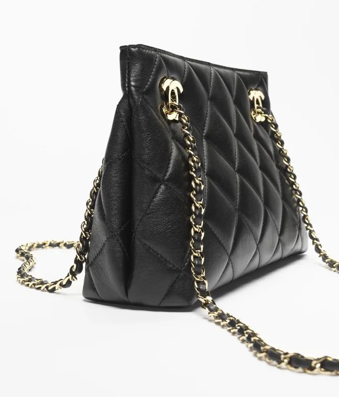 Chanel Small Tote Bag in Black