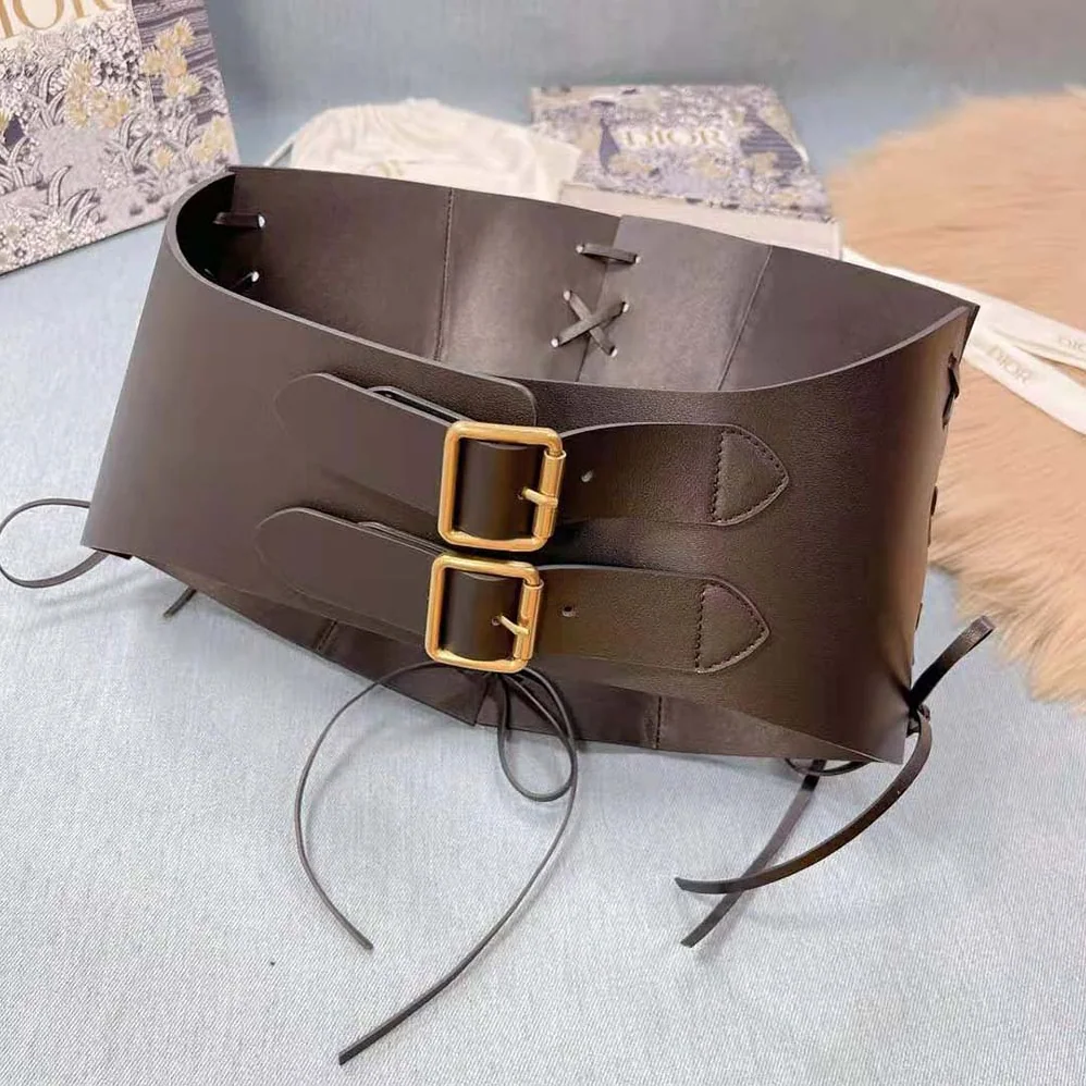Dior D-Lace Corset Belt Black Smooth Calfskin 26 CM for Women Dior D-Lace Corset Belt Black Smooth Calfskin 26 CM for Women