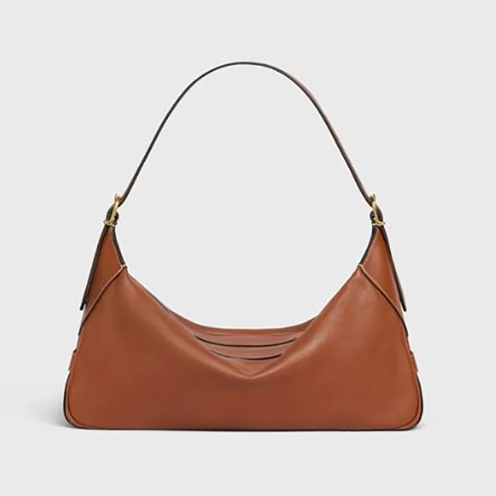 Celine Medium Romy in Supple Calfskin for Women in Brown