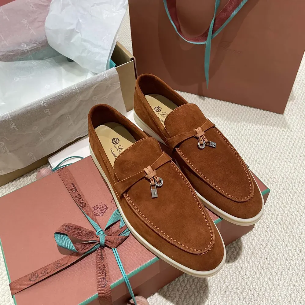 Loro Piana Summer Charms Walk Loafers for Unisex in Tan Loro Piana Summer Charms Walk Loafers for Unisex in Tan